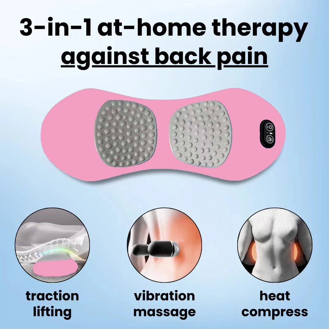 

3-в-1 массажер для спины с рельефной кроватью, спальный шиацу, глубокая ткань, портативный массажер для плеч, нижней части спины, облегчение боли в талии, подушка