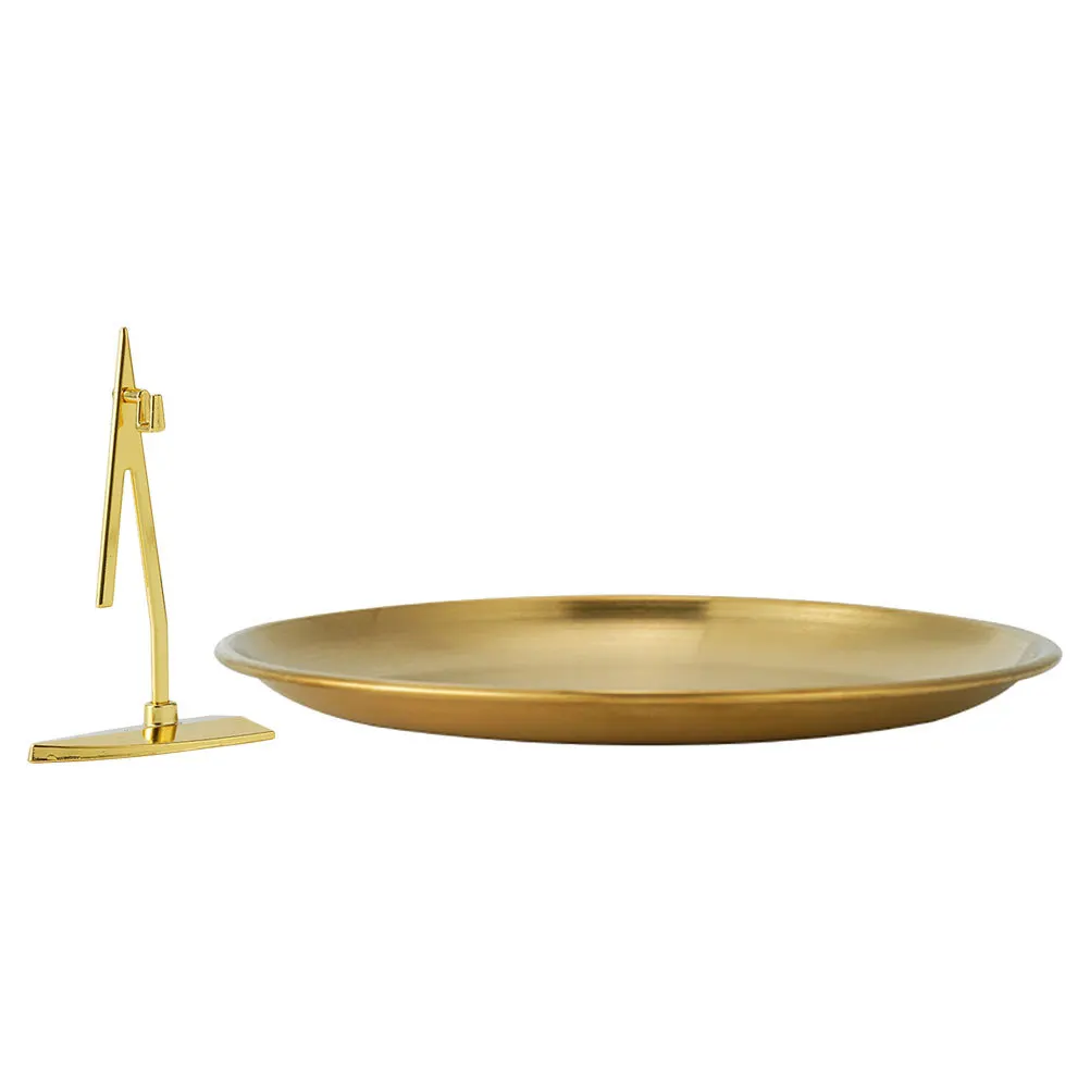 

1Set Holder Metal Stable Incense Container Easy Clean Patio Bedroom Decorative Rack Holder