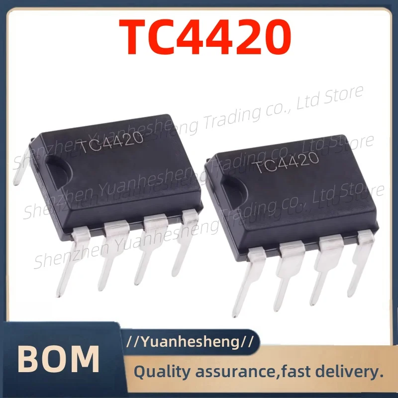 10-50Pcs/Lot Original and brand new  TC4420CPA TC4420 DIP-8 Driver IC Chip Best Quality