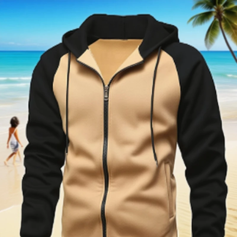 

Hoodies&Sweatshirts, Men's Plus Size Color-blocking and Contrasting Fashion Hip-hop Sweatshirt, Men&women's Leisure Sports Top