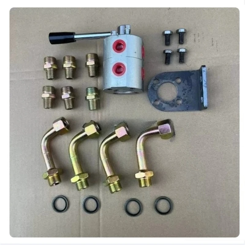 Suitable for Excavator Spray Machine Supporting Two Six-way Directional Valve Two in Four Out Switching  Six-way Hand  Hydraulic