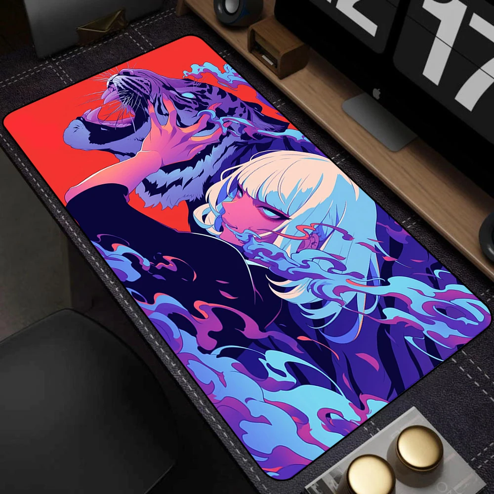 Grande mousepad de jogos sexy anime meninas tapete de borracha mouse computador mouse pad pc gamer acessórios escritório antiderrapante tapete de mesa do portátil