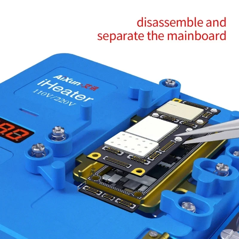 JC iHeater 3rd Gen Pre-heating Station Thermostat Platform heating plate for iPhone X-15 ProMax Andorid Motherboard Fixture