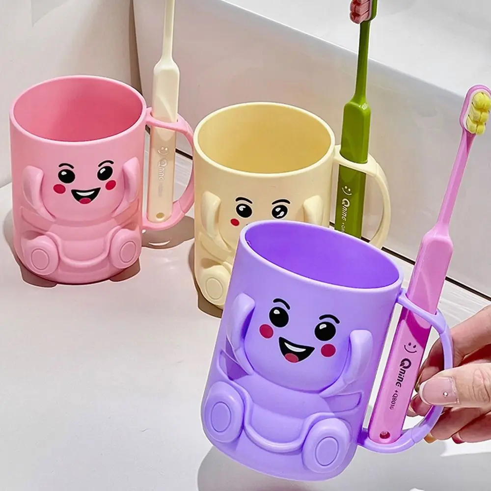 

Cute Thickened Toothbrush Cup Plastic Multipurpose Toothbrush Holder Toothbrush Storage Rack for Bathroom Accessory