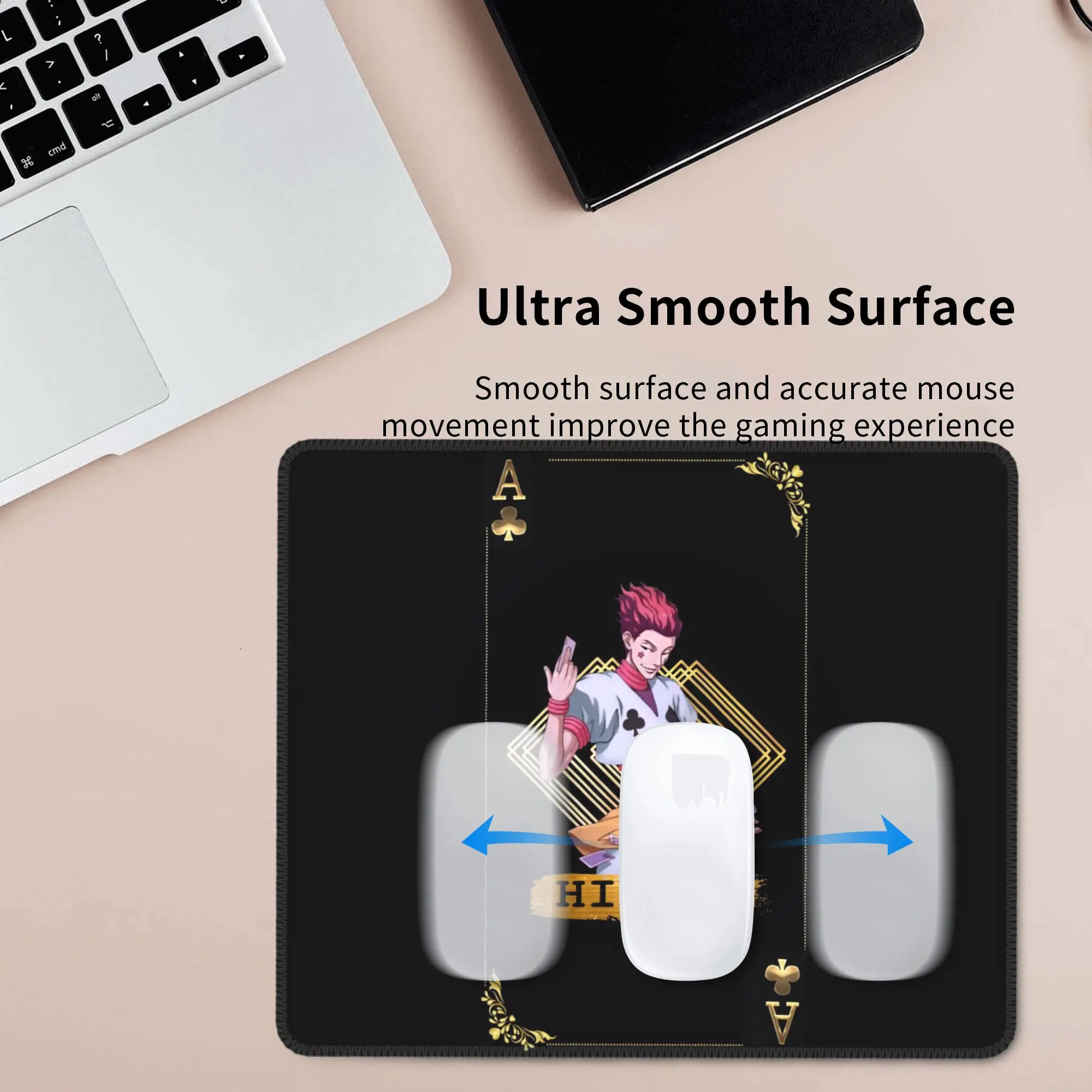 Hisoka Anime Hunter X Hunter Phantom Troupe Chrollo Mouse Pad Computer Keyboard Mouse Mat PC Laptop Desk Mat Office Table Mats