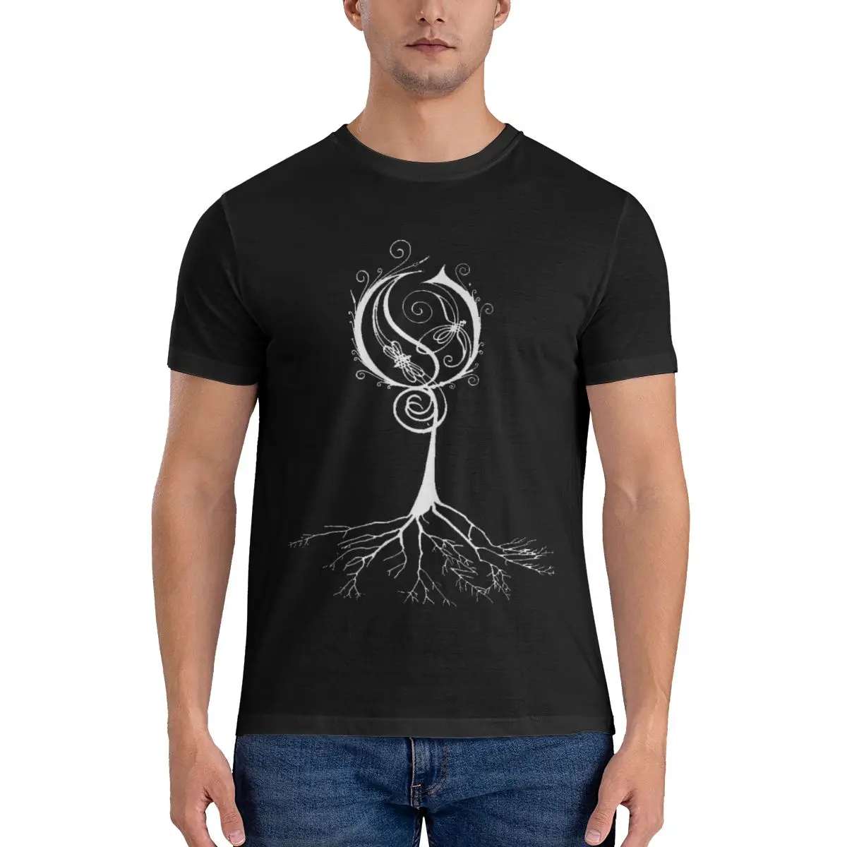 Best Of Opeth Logo Genre Progressive Metal Exselna Cotton Trend Round Neck Casual Sports Short Sleeve Men's T-shirt