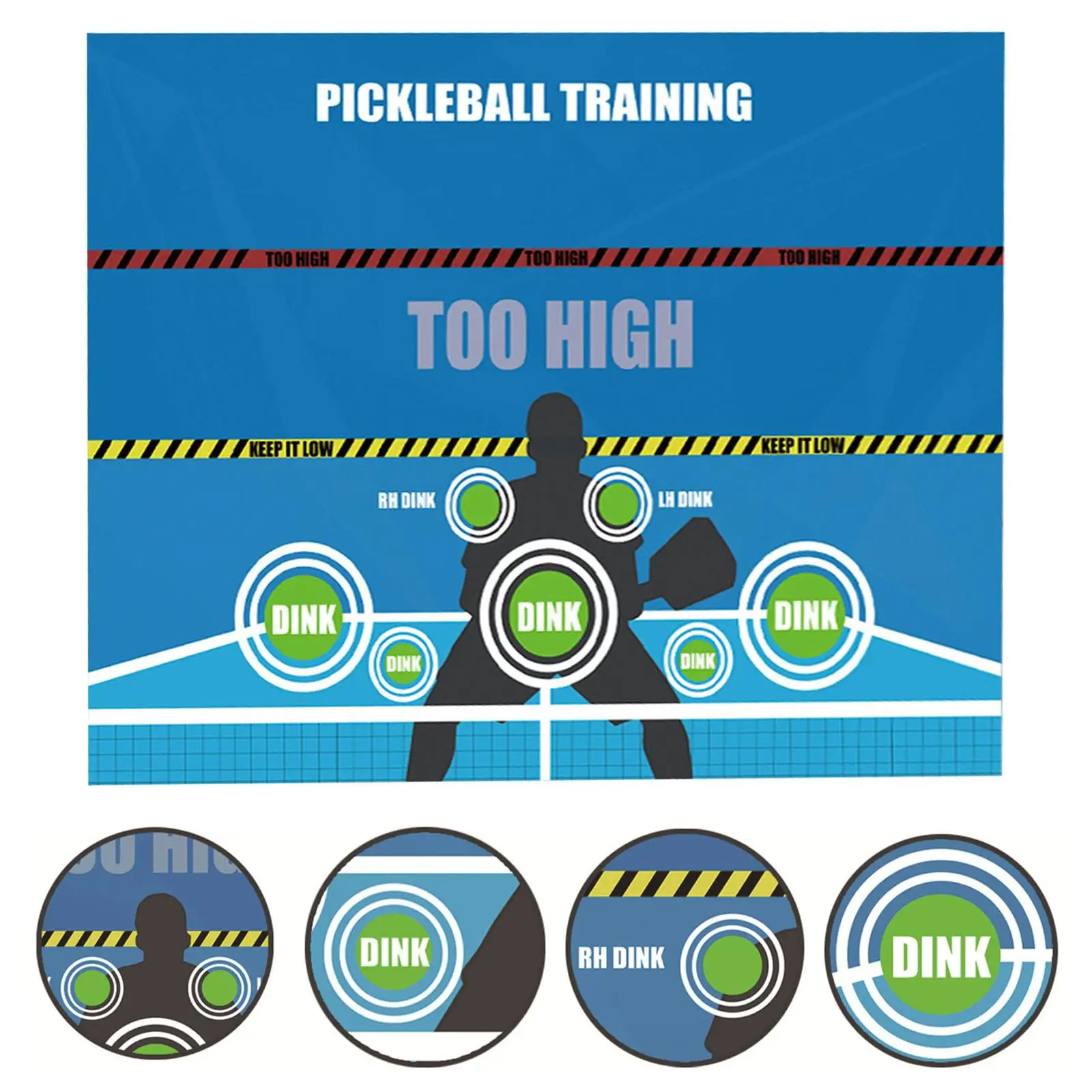 

Подушечка для тренировок Pickleball Dink Master, Подушечка Для Спиннинга для тренажерного зала в помещениях