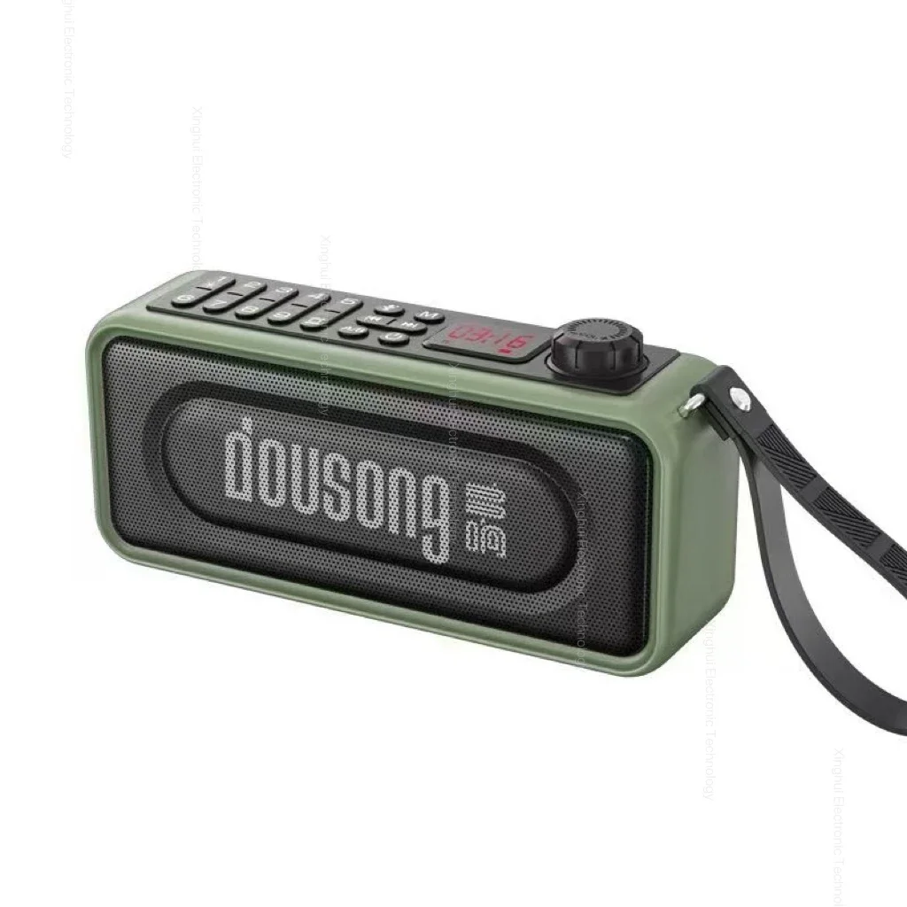 New DX100 Multimedia Bluetooth Speaker RGB Player Portable Recorder 3600mAh Battery Life Dual TF Card Outdoor Sports Sound Box