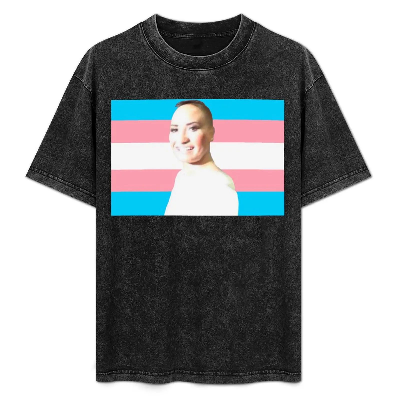 

Trans Pride - Poot Lovato T-Shirt vintage t shirts vintage graphic tee cotton t shirt men