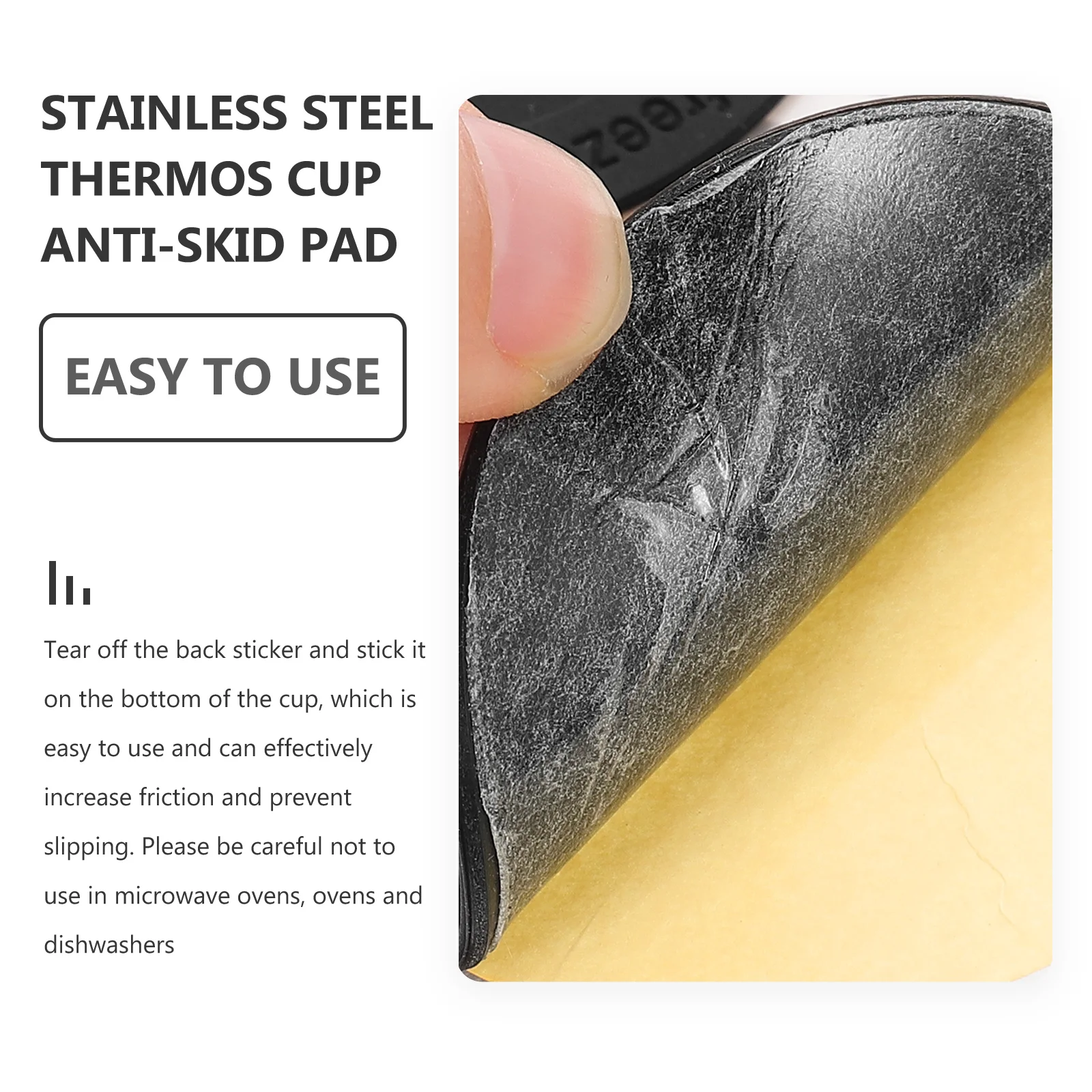 

20Pcs Anti-Slip Silicone Pads Protective Bottoms Heat-Resistant Cup Mats for Tumblers Non-Skid Silicone Pad