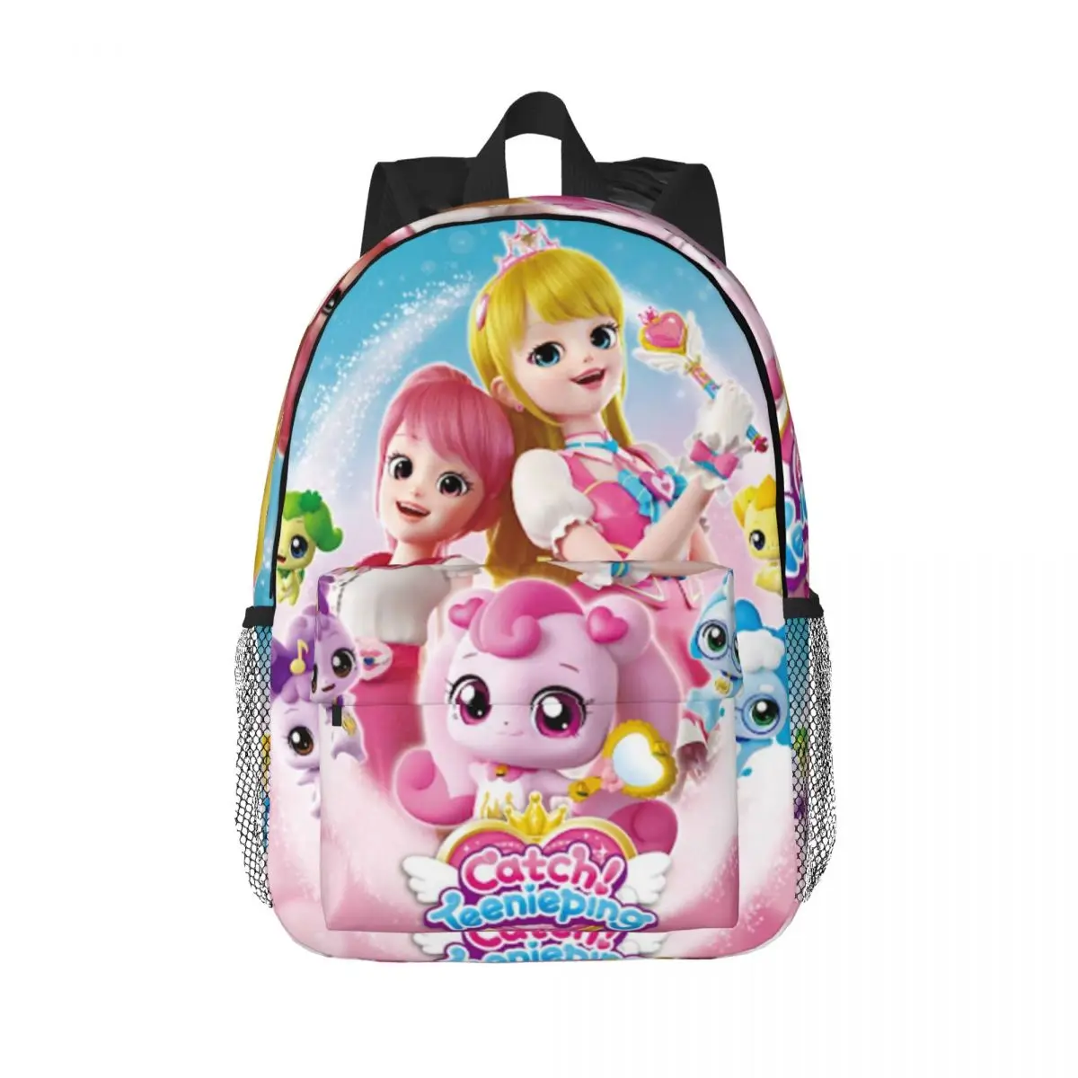 Catch Tiniping para niñas y niños, mochila de estudiante de gran capacidad, ligera, impermeable, 15 pulgadas