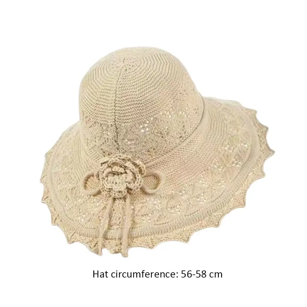 Spring Summer Foldable Sunshade Hat Lady Girls Fisherman Hat Buckets Hat Sunscreen Cap Outdoor Beach Adjustable Cap Women Hat