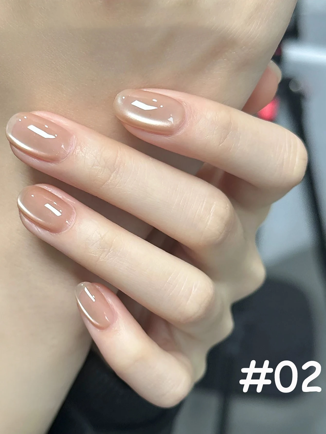 MIANEL 1-16pcs 12ML Ice Transparent Glass Beads Cat Eye Gel Nail Polish Top Selling Ice Clear Colors Nail Polish Summer Nails