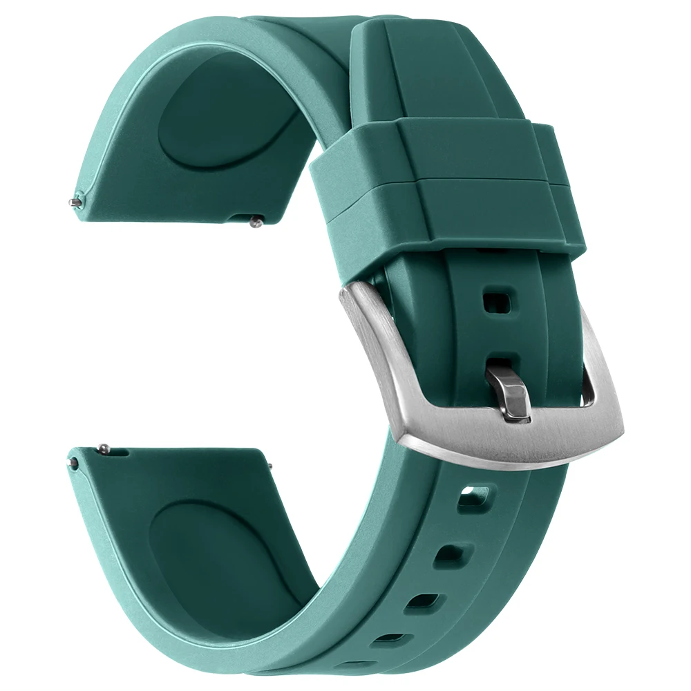 20mm 22mm Universelles wasserdichtes Gummiband für Rolex für Armani für Omega Armband Sport Silikon Uhrenarmband für Seiko Armband – Detail 32