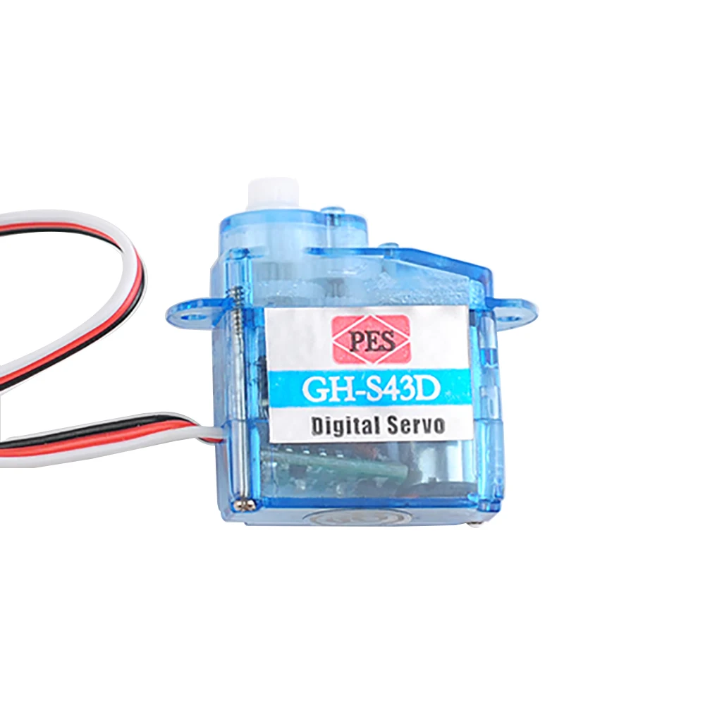 GH-S43D Micro Digital Servo Model Accessories 4.3g 90 degrees 3.6-4.8V Modification Servo for RC Cars Boats Robot Helicopter