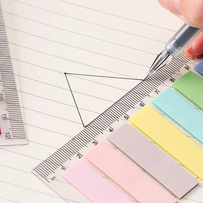 160 arkuszy/zestaw kolorowych naklejek indeksujących Moranti do oznaczania, kreatywne naklejki na artykuły papiernicze