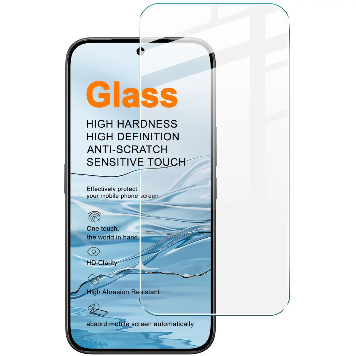 IMAK H Tempered Glass for Tecno Camon 50 Screen Protector Film Support Fingerprint