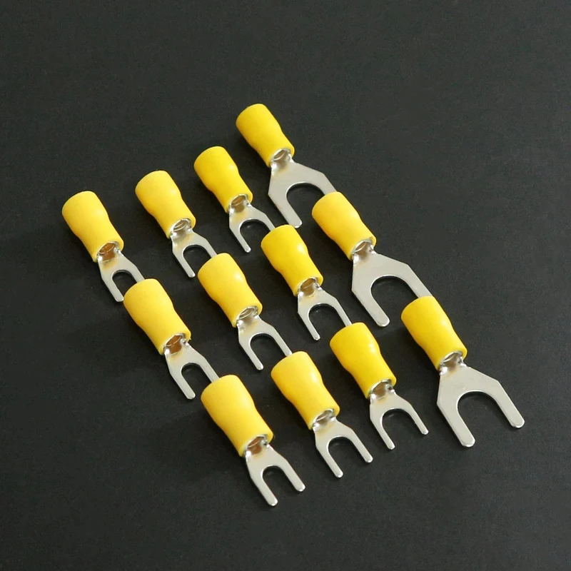 10 Trellis Kits SV3.5-6 SV5.5-4s SV5.5-5S SV5.5-6 SV5.5-8 Insulated Fork Cable Wire Terminal Connector Electrical Crimp