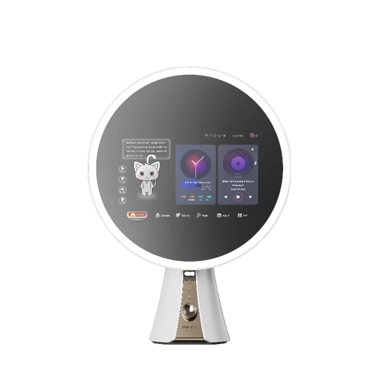 

Smart Touch Screen Camera LED Smart Beauty Makeup Mirror Customized Logo Android 11 Makeup Magic Mirror