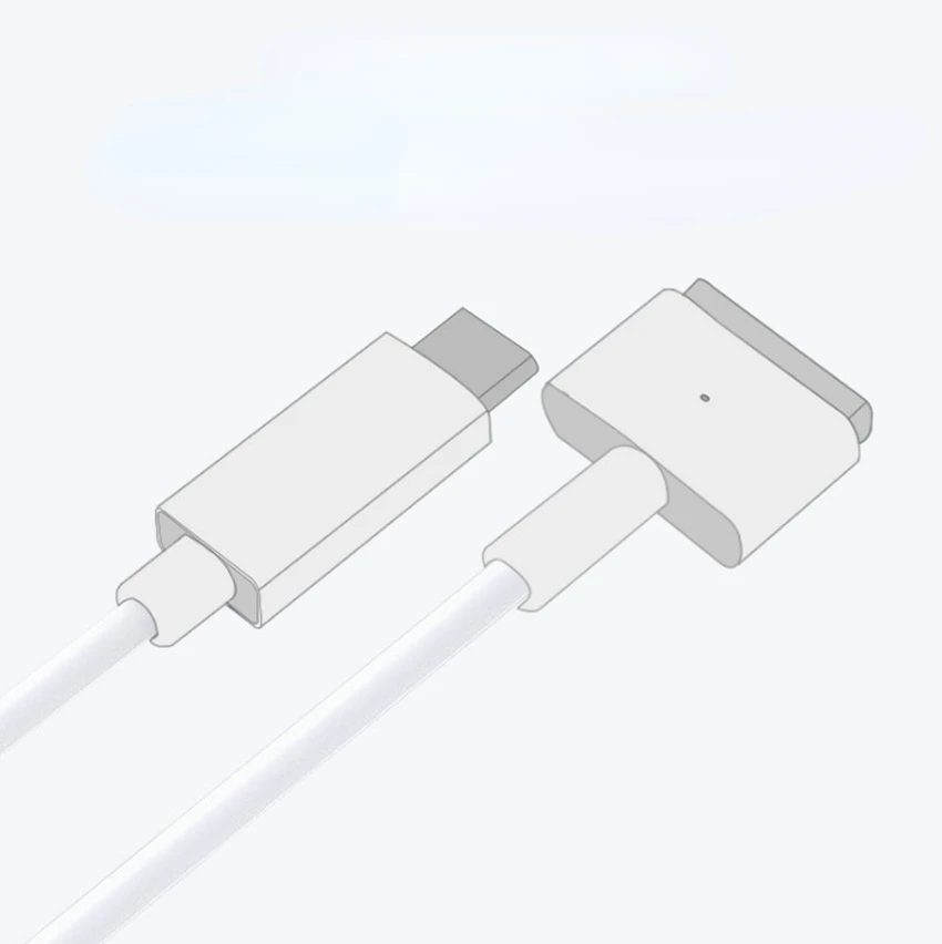 ประเภท C สำหรับสายชาร์จ MagSafe 2สายชาร์จเร็ว65W PD ใช้ได้กับ MacBook 1.8m