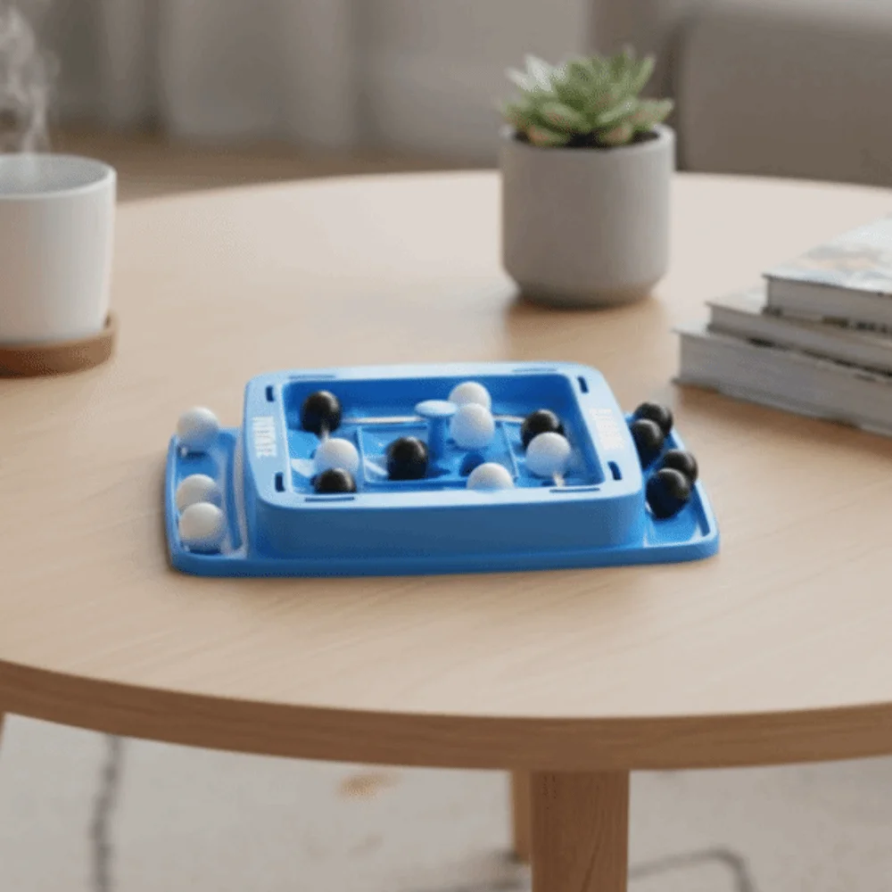 흑백 네개 연속 게임 빠른 전략 교육용 궤도 논리 보드 게임 DIY 만화 트랙 논리 체스