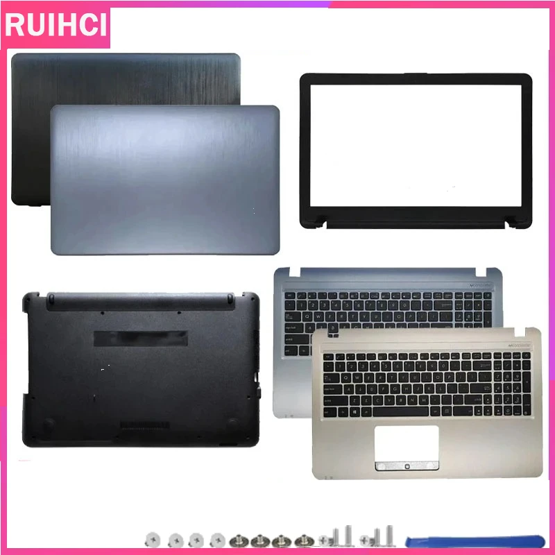 

For X540 X540L X540LA X540LJ A540 R540U X540S X540SA New Laptop LCD Back Cover Front Bezel Palmrest Bottom Case Hinges