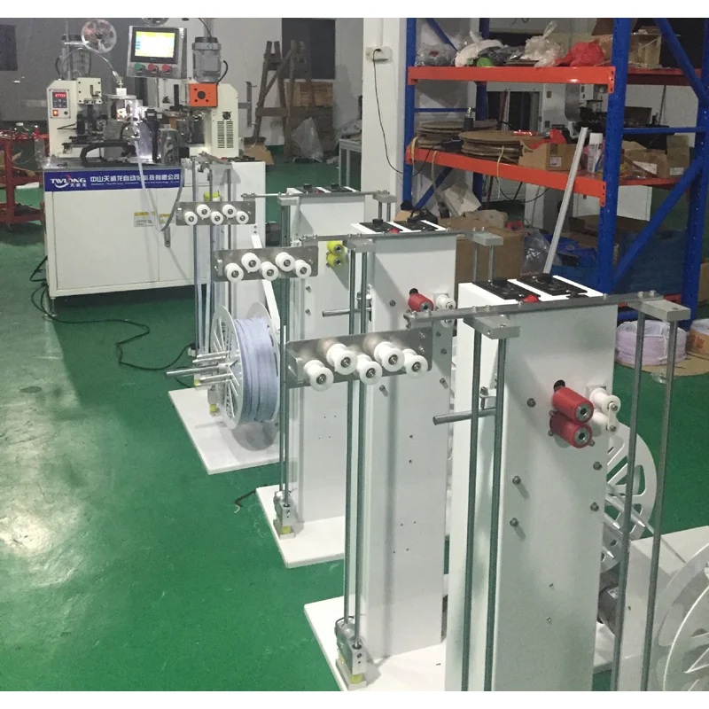 آلة تحرير الأسلاك الأوتوماتيكية آلة تغذية الأسلاك WF004 لآلة قطع الأسلاك الطرفية