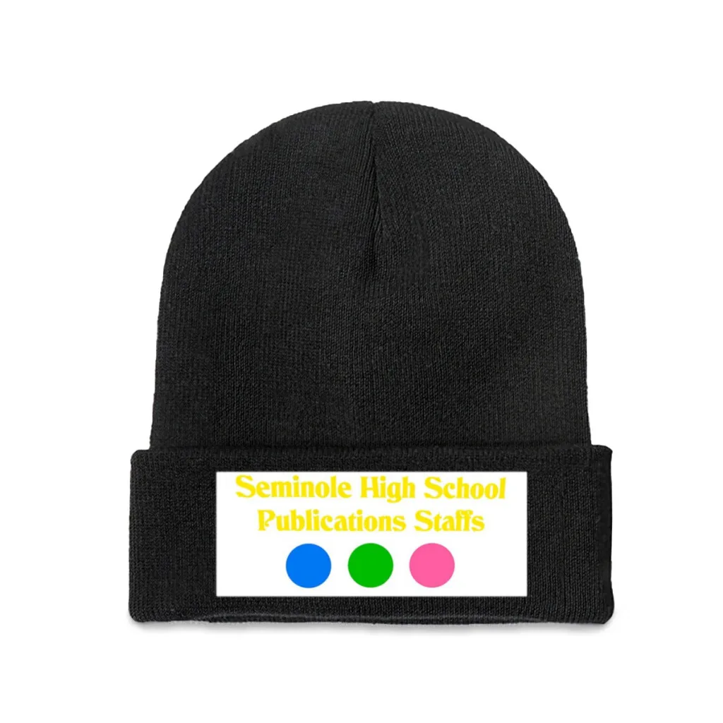 Seminole High School Publications Beanie Knitted Hat Caps Fur Women Men Bonnet Winter Warm