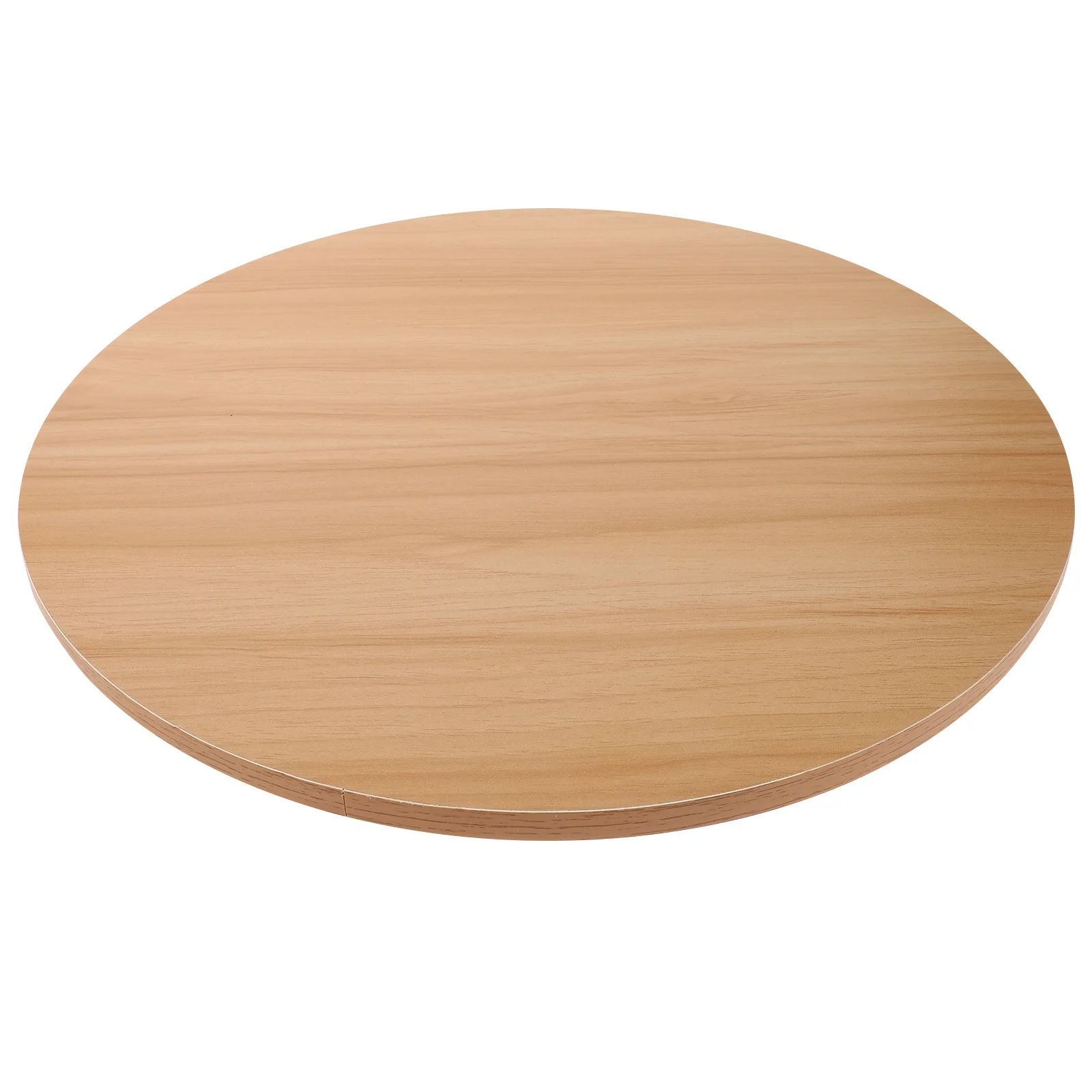 

Round Wooden Table Top Thickened Natural Wood Grain Replacement For Home Office Hotel Coffee Table Durable Smooth Surface Easy