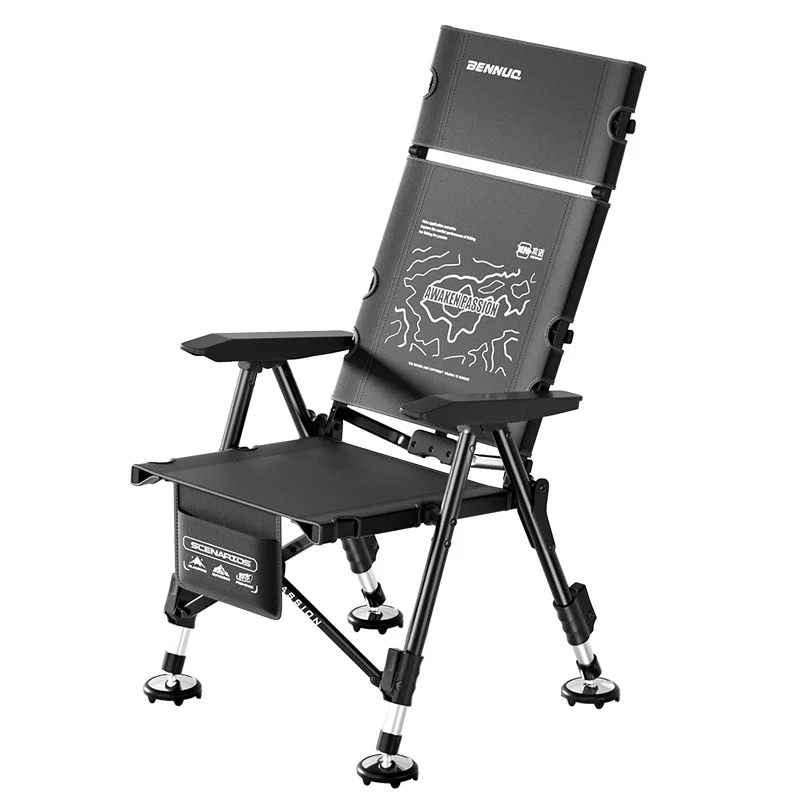 Foldable Fishing Chair Ultra Light Portable All Terrain Outdoor Angling Seat Compact Camping Wild Fishing Equipment for Anglers image 6