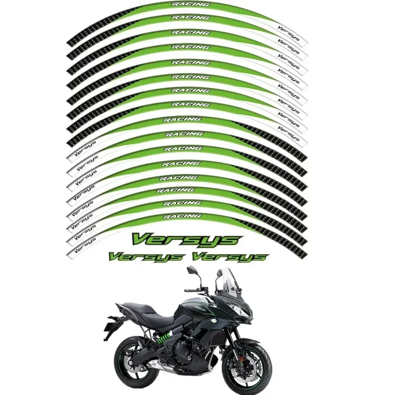 

Запчасти для мотоциклов KAWASAKI VERSYS 650 1000 X300 300, контурное колесо, декоративная наклейка-1