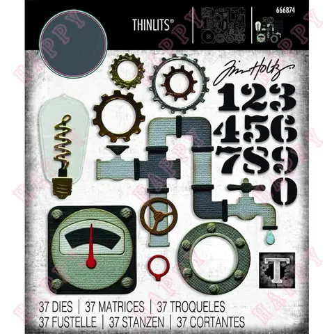 Vault Noteworthy Thinlits 다이 커팅 다이 스크랩북 장식 엠보싱 템플릿 공예 DIY 인사말 카드 수제 2025 신규 Best5