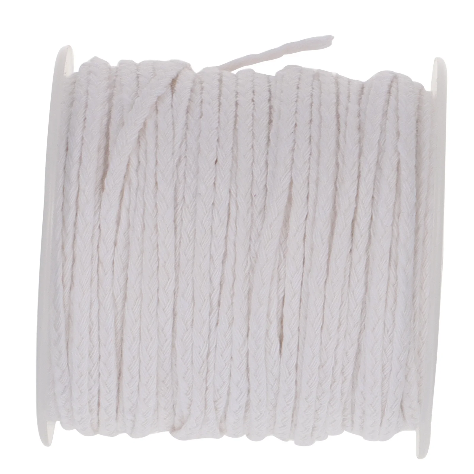 

1 Roll 61M Cotton Wick Spool Braided Smokeless Wick For Diy Making Lamp Oil Burner Replacement Accessory Rope
