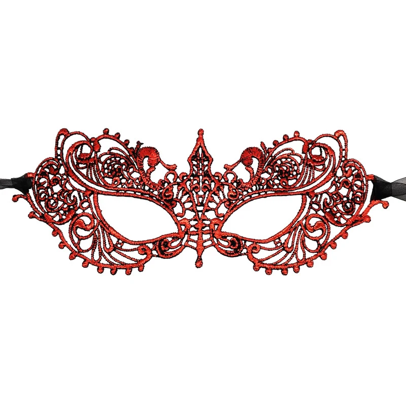 Lace sexy male and female mask Halloween party holiday gift sexy half face female lace blindfold Sex props for making love