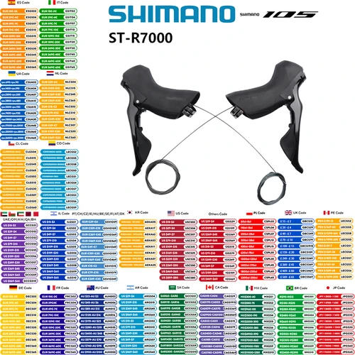 Palanca de cambios SHIMANO 105 ST r7000, palanca de Control Dual, 2x11 velocidades, 105 r7000, desviador de bicicleta de carretera R7000, palanca de cambios 22s, actualización 5800