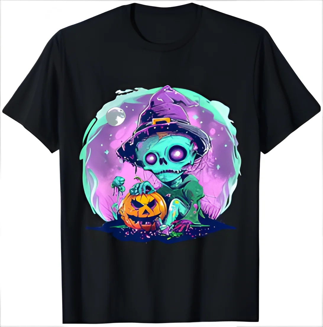 Halloween zombie prank or healing witchcraft horror short sleeved T-shirt