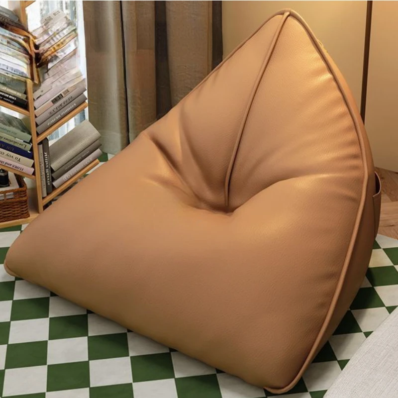 

Lazy sofa reclining and sleeping leisure triangular bean bag balcony small sofa reclining chair bedroom tatami small household