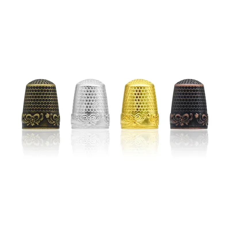 Sewing fabric DIY accessories New cross-stitch thimble finger sleeve Vintage pure copper thimble Thickened protective top hat