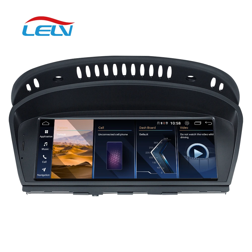 8.8'' IPS DSP CarPlay 4GLTE Android 13 Car Video Player 5 Series E60 E61 E63 E64 3 Series E90 E91 E92 CCC CIC GPS No Dvd