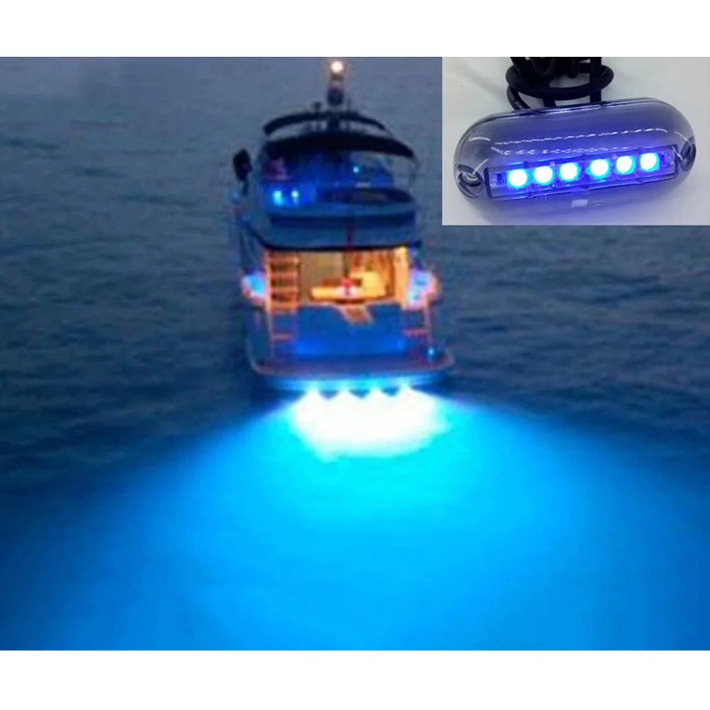أضواء LED مقاومة للماء تحت الماء 12 فولت أزرق أخضر أحمر لقارب يخت البحرية استنزاف مصباح الصيد السباحة الغوص Ip68