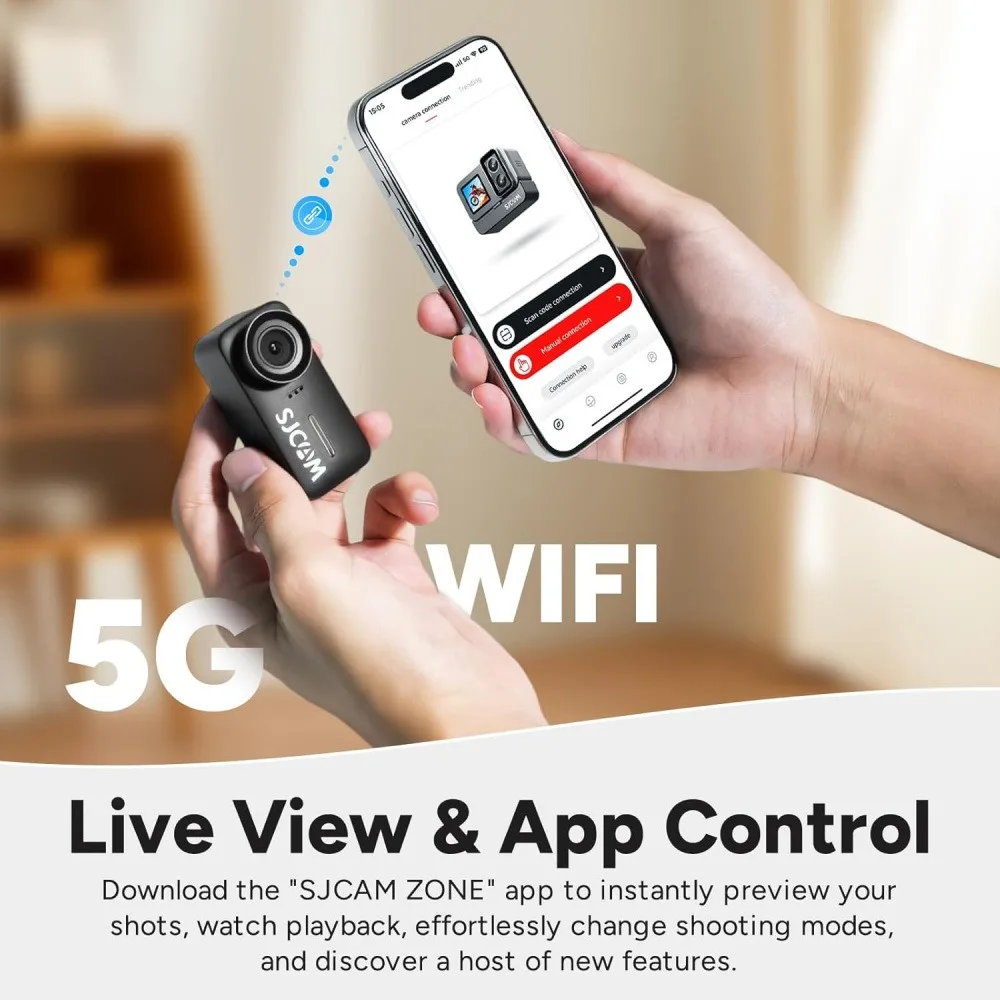 4K Mini Body Camera 6-Axis Gyro Stabilization 170° Wide Angle Magnetic POV Wearable Action Camera 30M Waterproof Shoot Vlog view 6