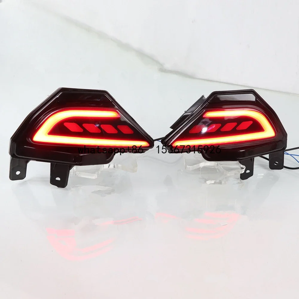 

MRD for Toyota RAV4 16-18 Rear Bumper Lights with Turn Singal Daytime Running and Brake 3 Functions Rear Bumper Reflector Light