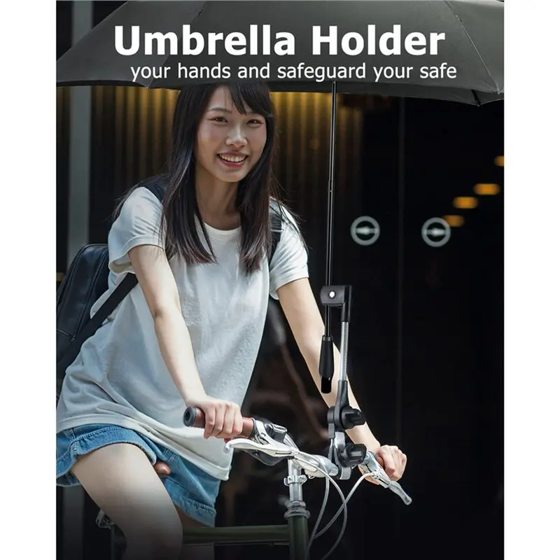 X18A-Eary Adjustable UV Sun Protection Umbrella Mount Stand Foldable Umbrella Holder For Baby Stroller Accessories