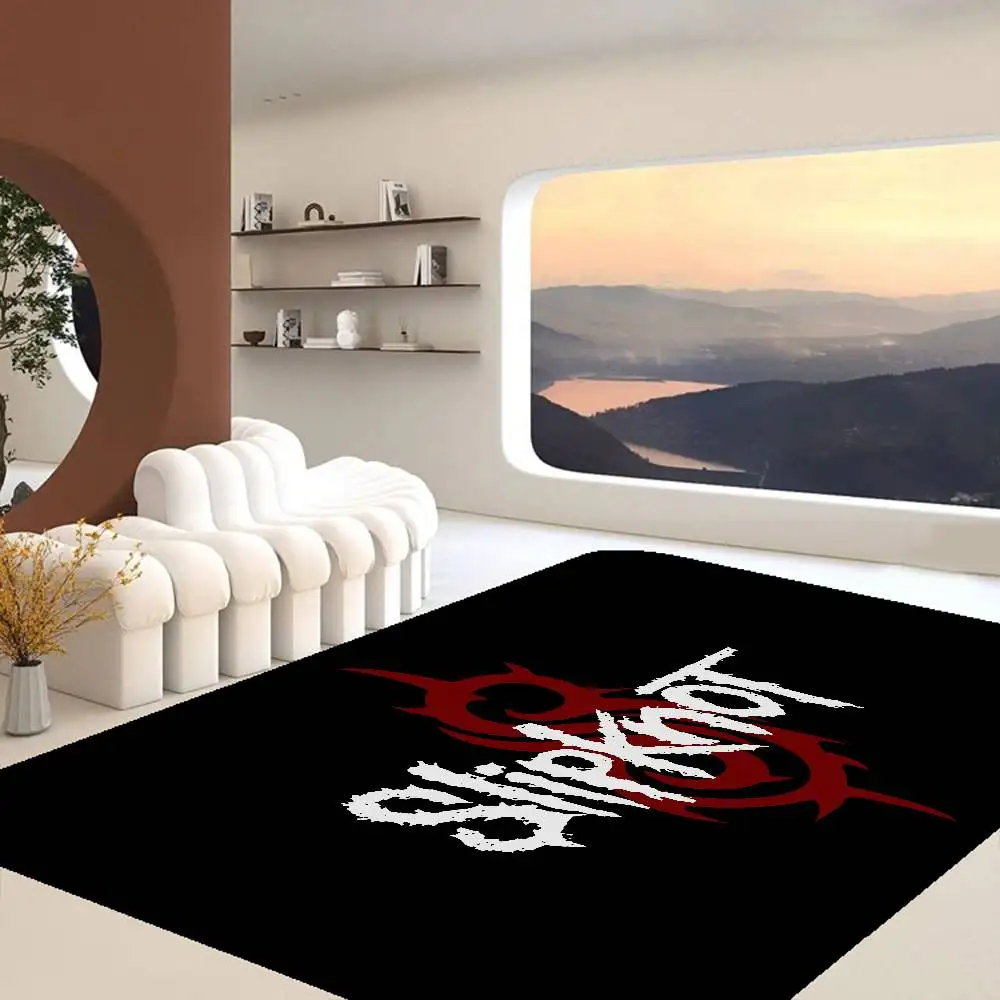 Slipknots Rock Music Floor Mat Retro Multiple Choice Living Room Kitchen Rug Non-Slip Modern Home Decor