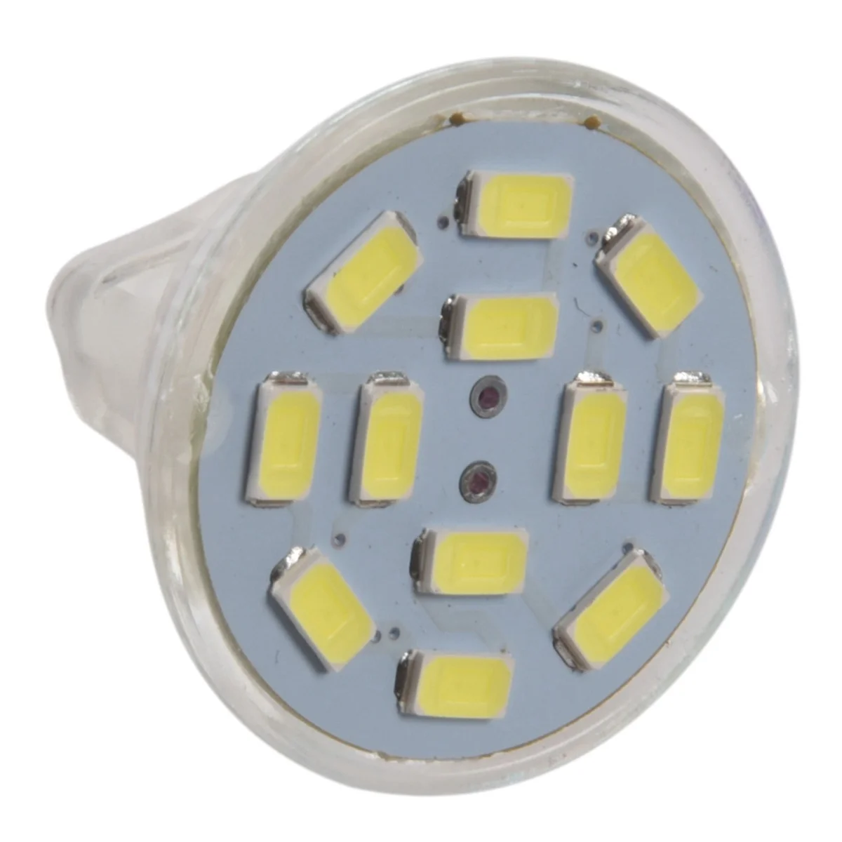 A71P 4X 6W GU4(MR11) LED كشاف MR11 12 SMD 5730 570 DC 12V، أبيض