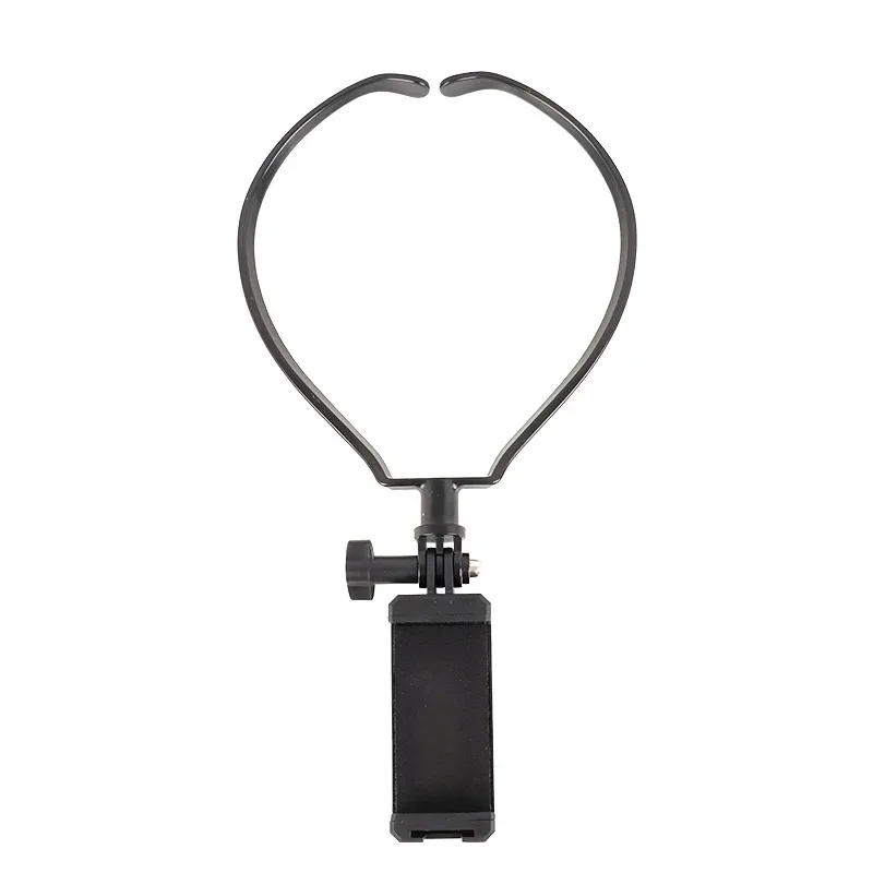 الهاتف المحمول Selfie الرقبة أصحاب الأيدي الحرة يمكن ارتداؤها كسول حامل الهاتف العالمي شنقا جبل آيفون 15 14 حامل جوّال بلاستيكي