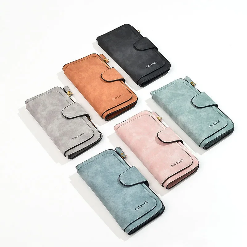 Women Wallets Fashion Lady Wristlet Handbags Long Money Bag Zipper Coin Purse Cards ID Holder Clutch Woman Wallet Burse Notecase