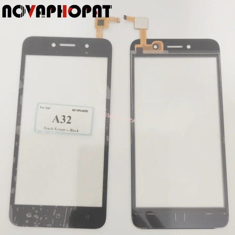 

Novaphopat Tested Black Sensor For Itel A32 Touch Screen Digitizer Front Glass Lens Panel Screen Replacement