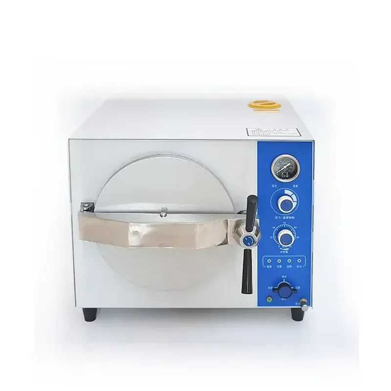 24L Dental Steam Autoclave Sterilizer Microcomputer Control Automatic Protection Safety Medical Lab Equipment High Pressure