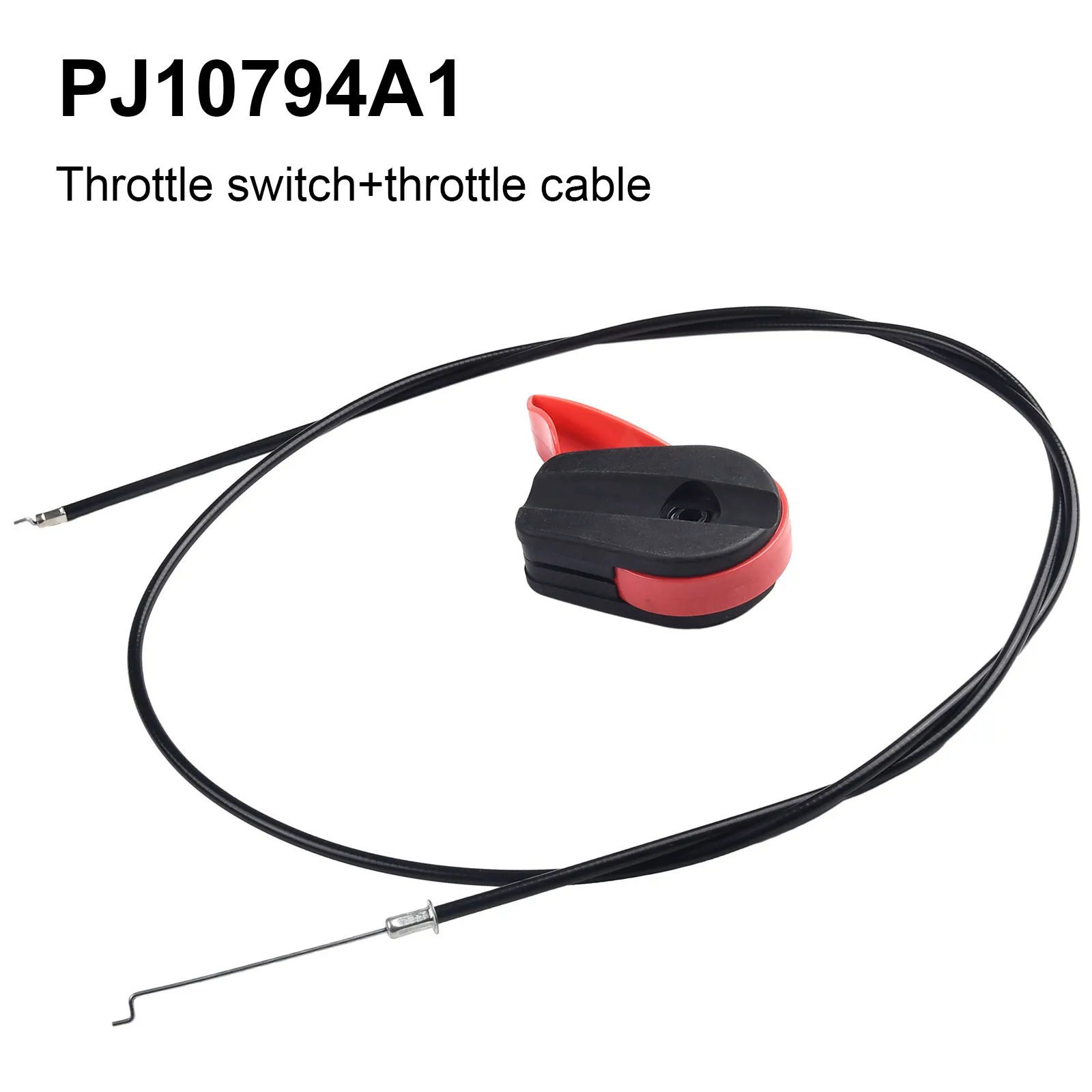 

Control Switches Throttle Control Wire Rope And Lever Fits Most 4-stroke Mowers Mower Throttle Cables Plastic 1500mm 60